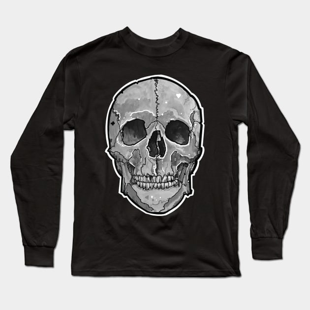 big skull Long Sleeve T-Shirt by weilertsen